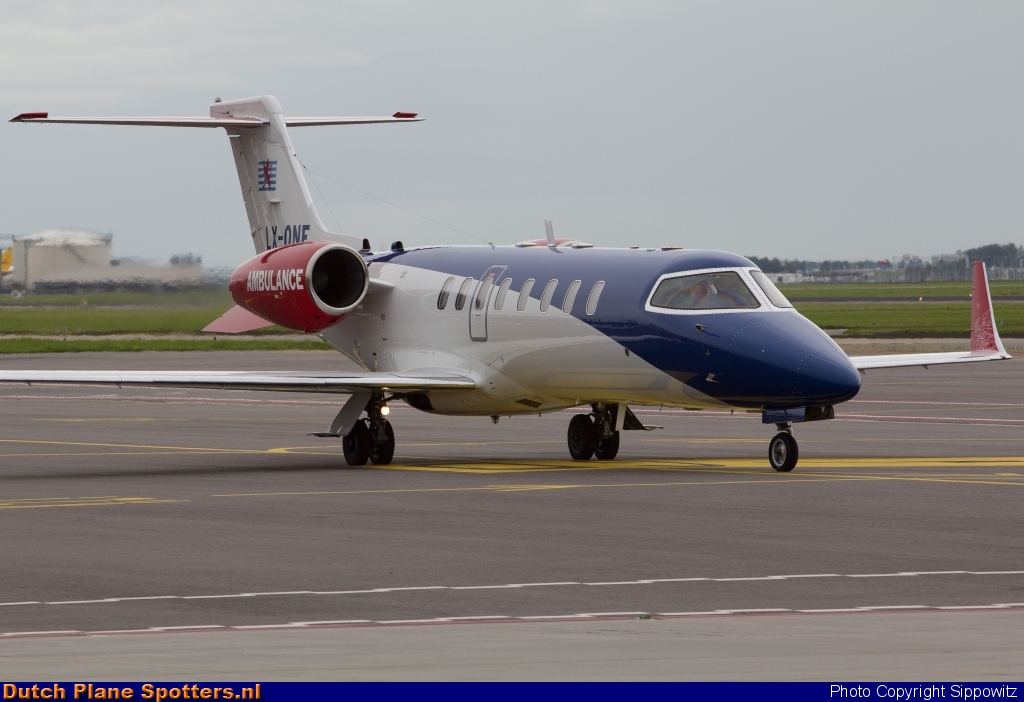 LX-ONE Bombardier Learjet 45XR Luxembourg Air Ambulance SA by Sippowitz