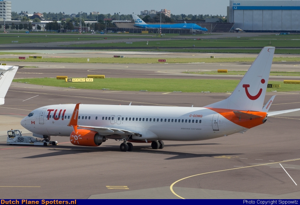 C-GOWG Boeing 737-800 Sunwing Airlines (TUI Airlines Netherlands) by Sippowitz