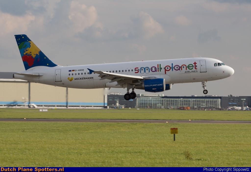 D-ABDB Airbus A320 Small Planet Airlines Germany by Sippowitz