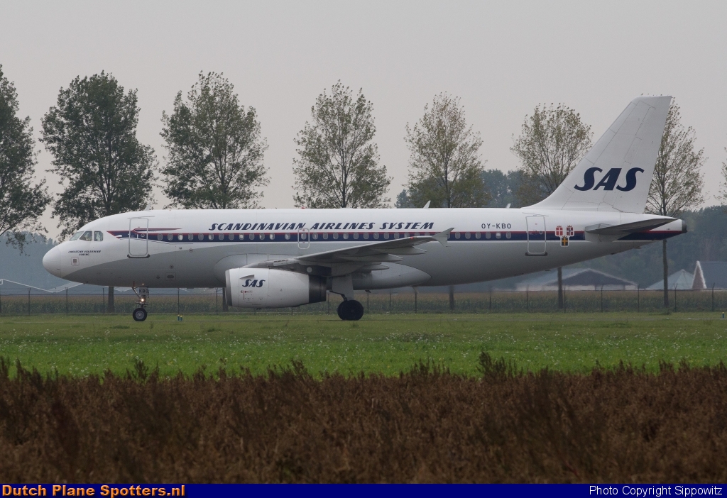 OY-KBO Airbus A319 SAS Scandinavian Airlines by Sippowitz