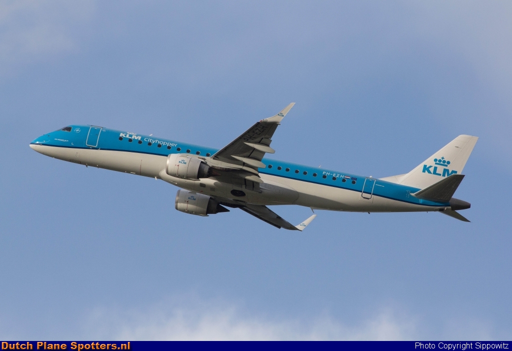 PH-EZH Embraer 190 KLM Cityhopper by Sippowitz