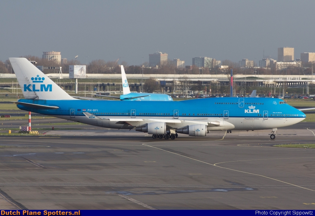 PH-BFI Boeing 747-400 KLM Royal Dutch Airlines by Sippowitz