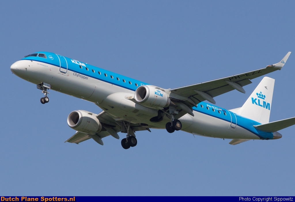 PH-EZZ Embraer 190 KLM Cityhopper by Sippowitz