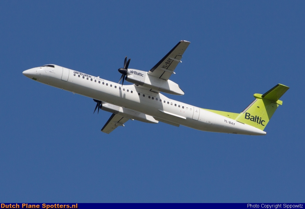 YL-BAY Bombardier Dash 8-Q400 Air Baltic by Sippowitz