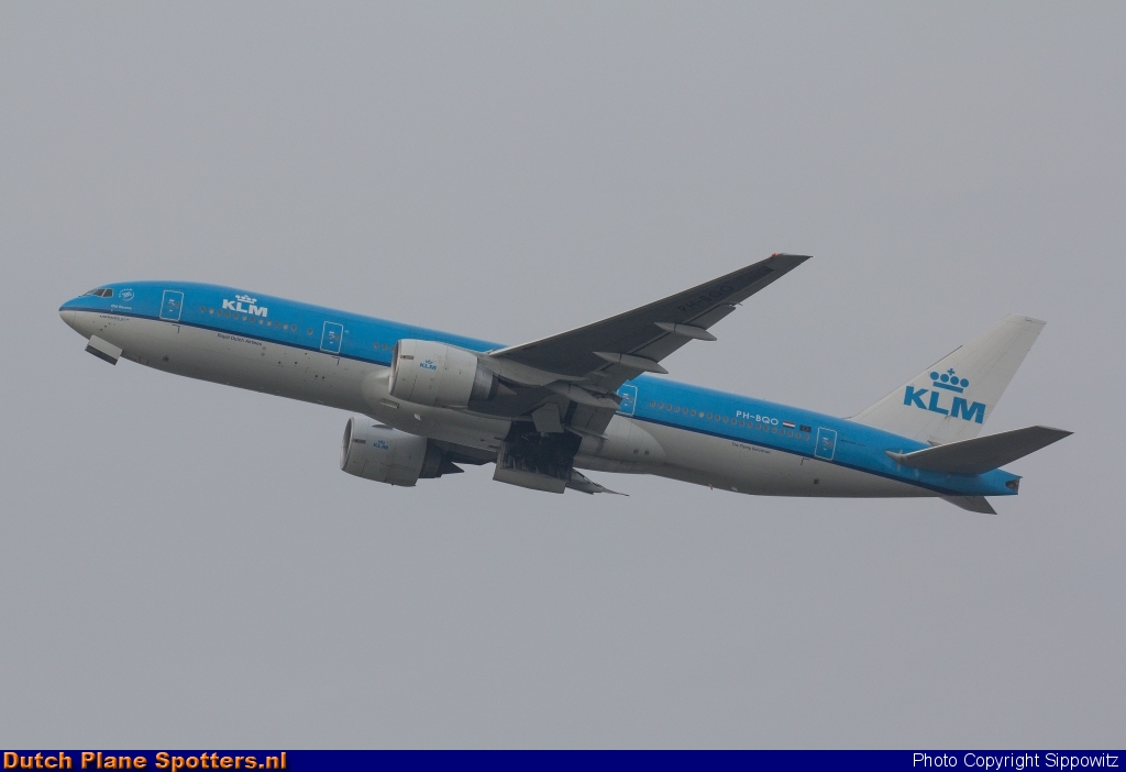 PH-BQO Boeing 777-200 KLM Royal Dutch Airlines by Sippowitz