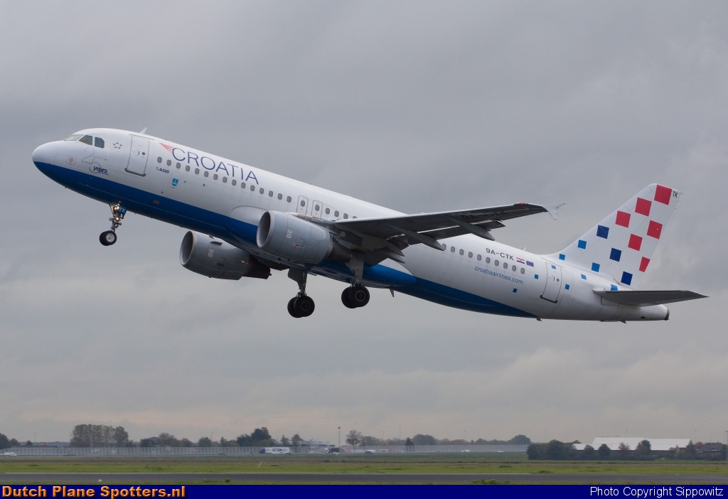 9A-CTK Airbus A320 Croatia Airlines by Sippowitz