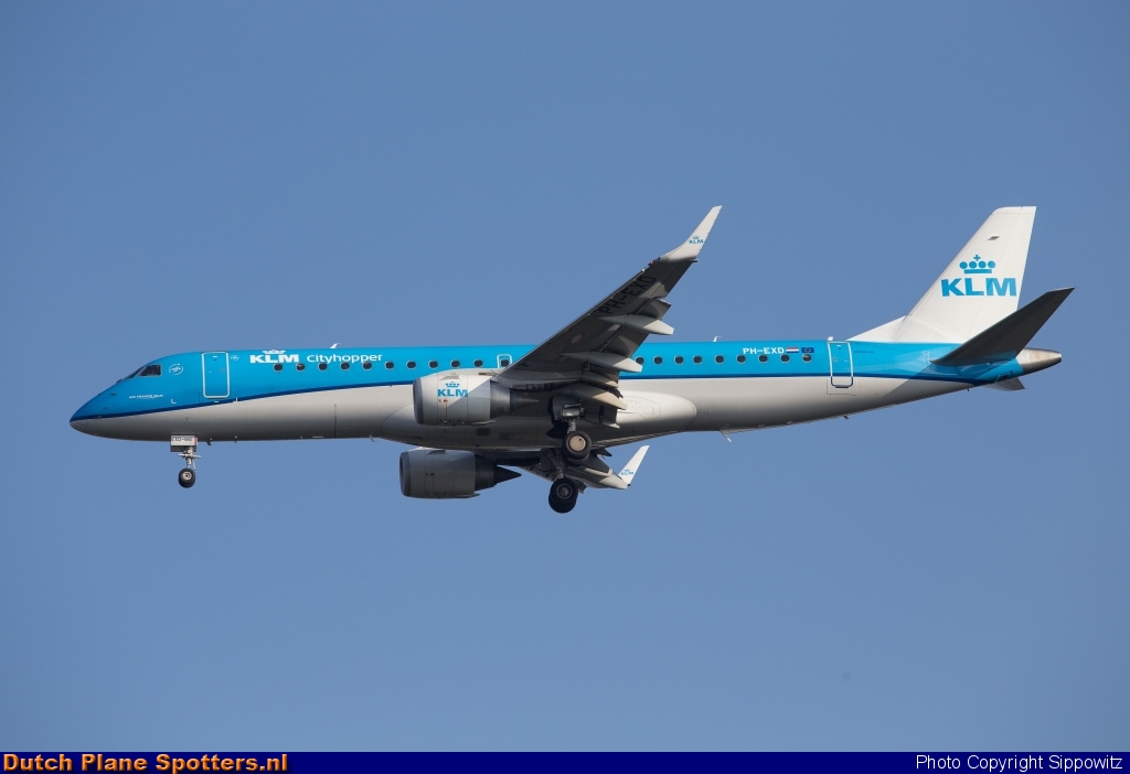 PH-EXD Embraer 190 KLM Cityhopper by Sippowitz