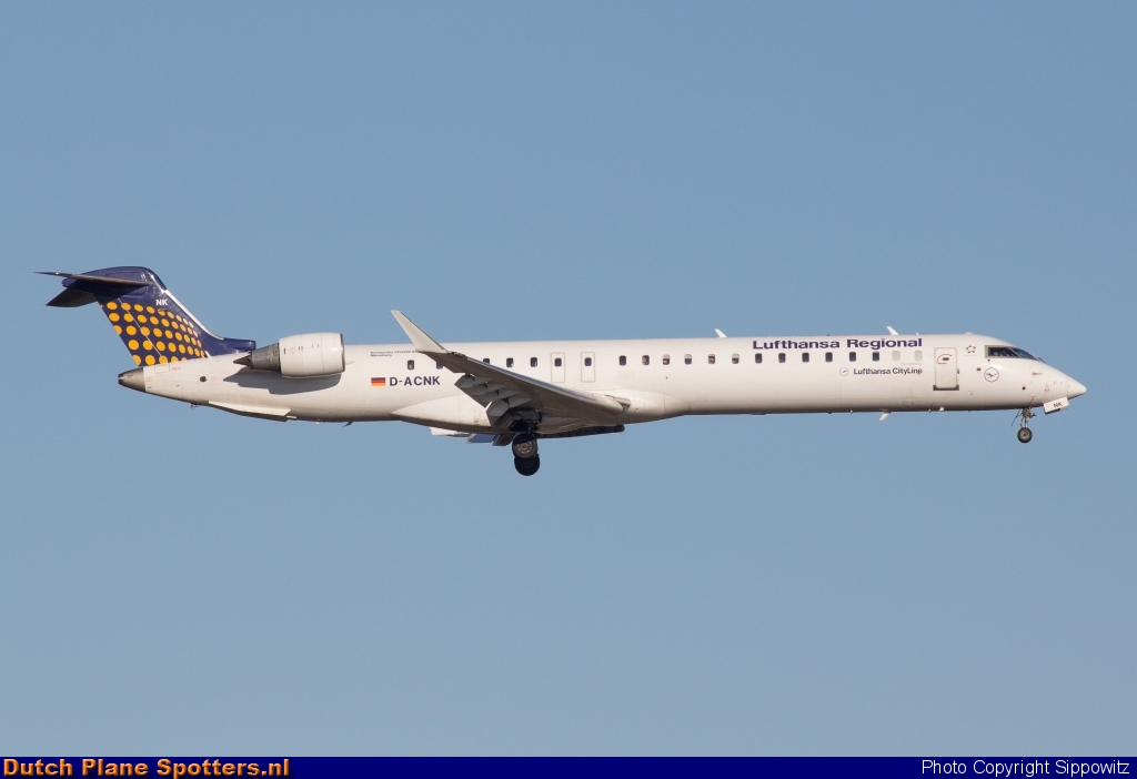 D-ACNK Bombardier Canadair CRJ900 CityLine (Lufthansa Regional) by Sippowitz