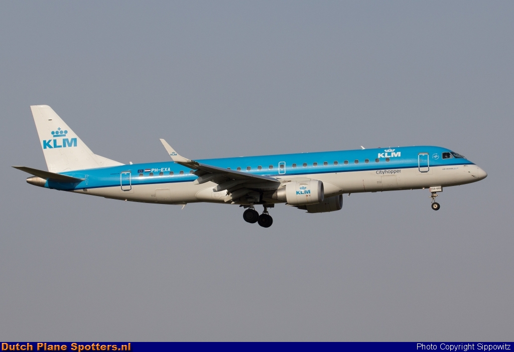 PH-EXA Embraer 190 KLM Cityhopper by Sippowitz