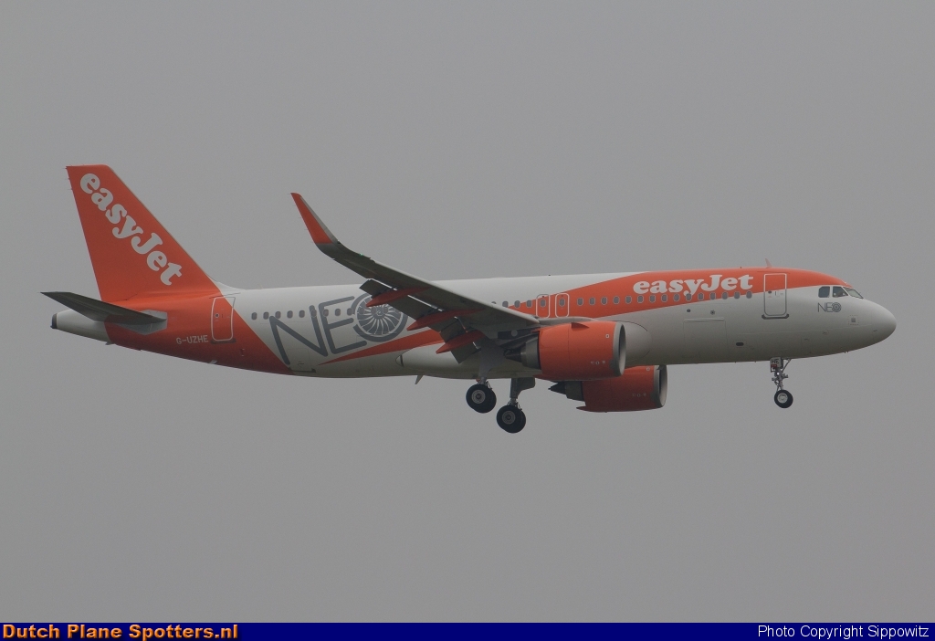 G-UZHE Airbus A320neo easyJet by Sippowitz