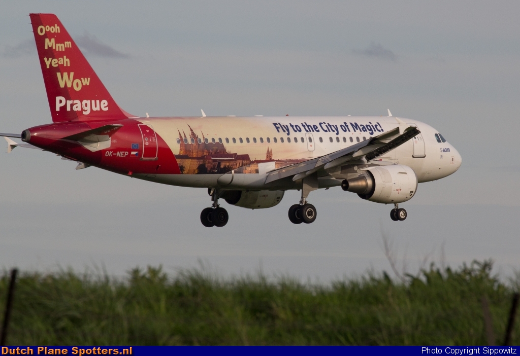 OK-NEP Airbus A319 CSA Czech Airlines by Sippowitz