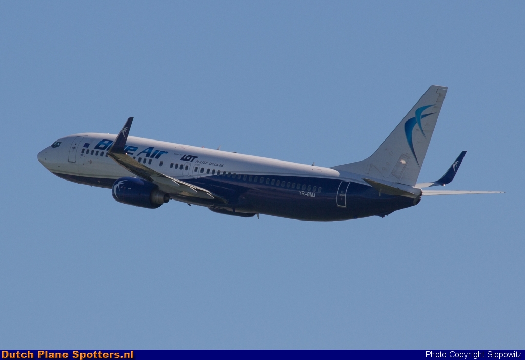 YR-BMJ Boeing 737-800 Blue Air (LOT Polish Airlines) by Sippowitz
