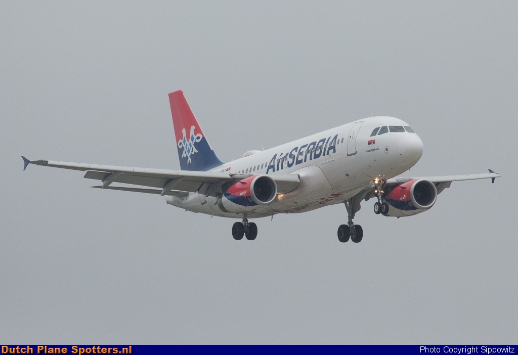 YU-APC Airbus A319 Air Serbia by Sippowitz