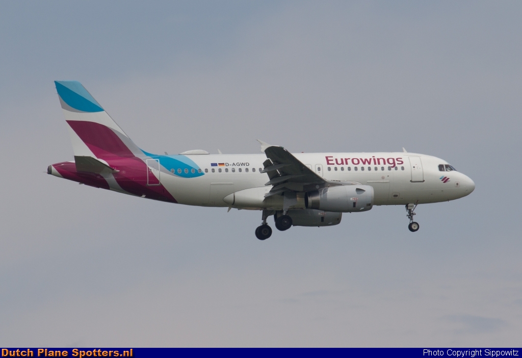 D-AGWD Airbus A319 Eurowings by Sippowitz