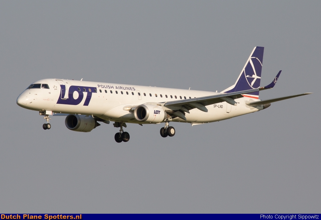 SP-LND Embraer 195 LOT Polish Airlines by Sippowitz