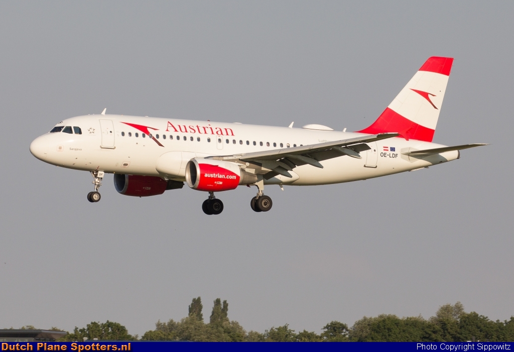 OE-LDF Airbus A319 Austrian Airlines by Sippowitz