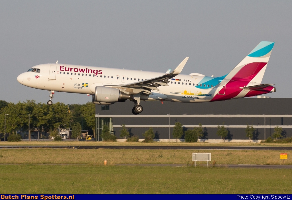 D-AEWG Airbus A320 Eurowings by Sippowitz