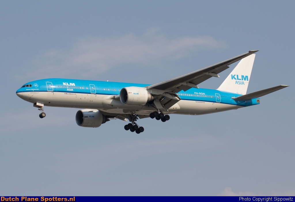 PH-BQN Boeing 777-200 KLM Asia by Sippowitz