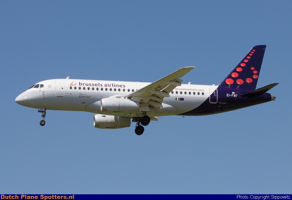 EI-FWF Sukhoi Superjet 100 Cityjet (Brussels Airlines) by Sippowitz