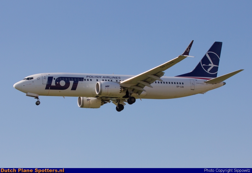 SP-LVA Boeing 737 MAX 8 LOT Polish Airlines by Sippowitz
