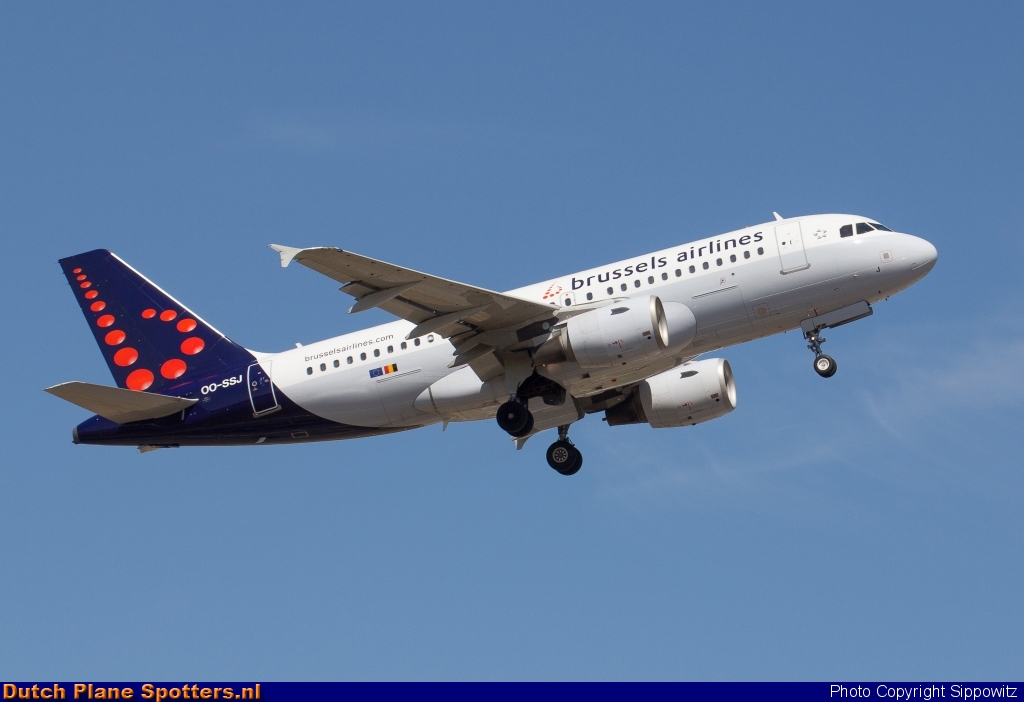 OO-SSJ Airbus A319 Brussels Airlines by Sippowitz