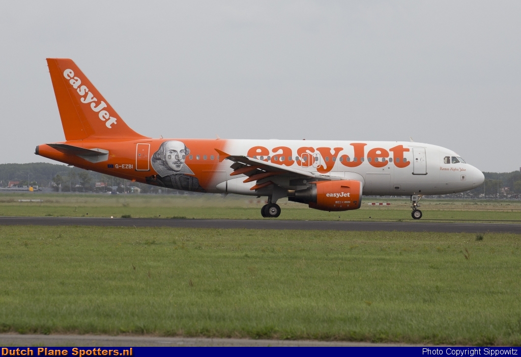 G-EZBI Airbus A319 easyJet by Sippowitz