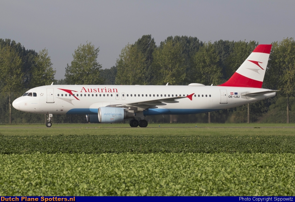 OE-LBJ Airbus A320 Austrian Airlines by Sippowitz