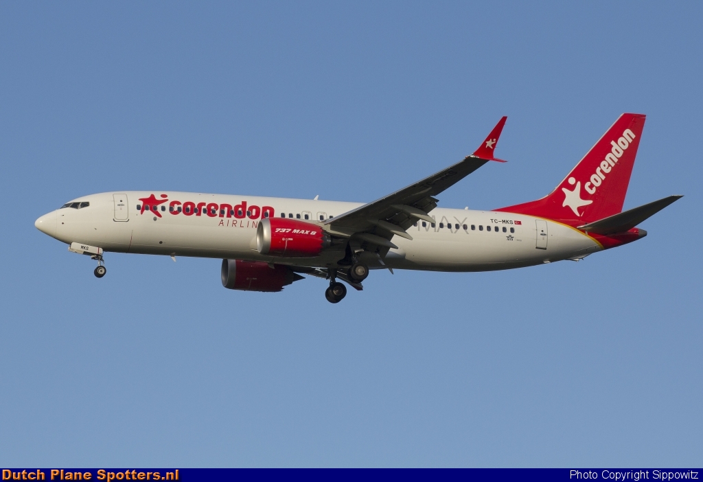 TC-MKS Boeing 737 MAX 8 Corendon Airlines by Sippowitz