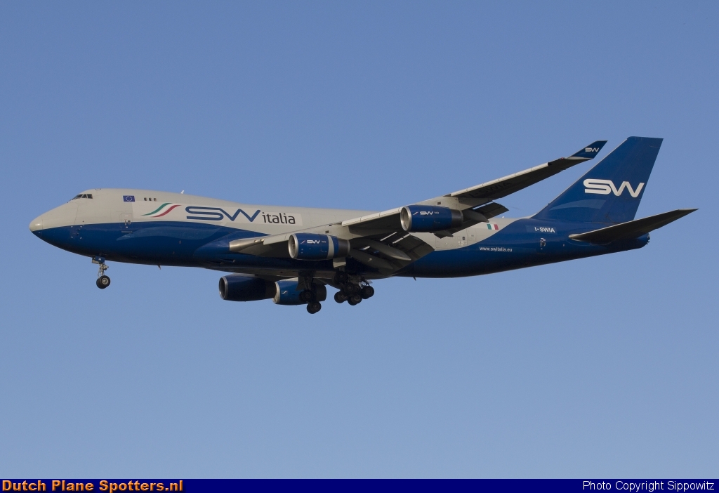 I-SWIA Boeing 747-400 Silk Way Italia Airlines by Sippowitz