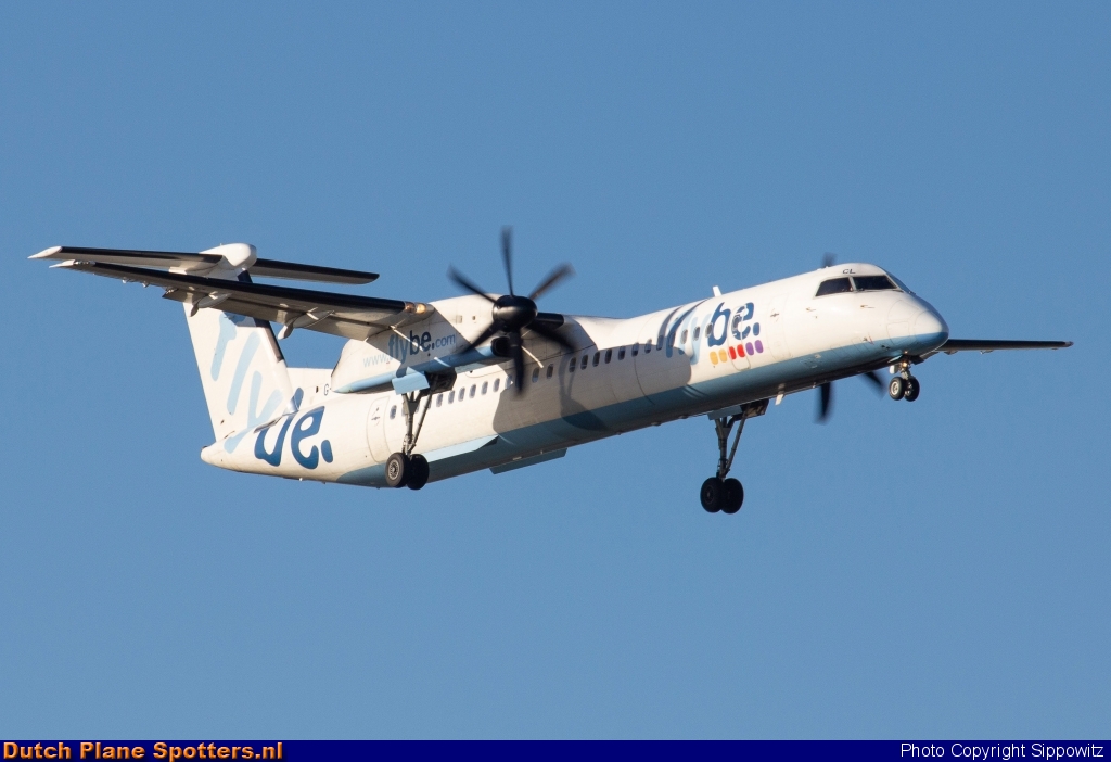 G-JECL Bombardier Dash 8-Q400 Flybe by Sippowitz