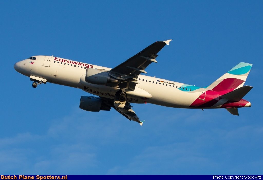 D-ABHG Airbus A320 Eurowings by Sippowitz