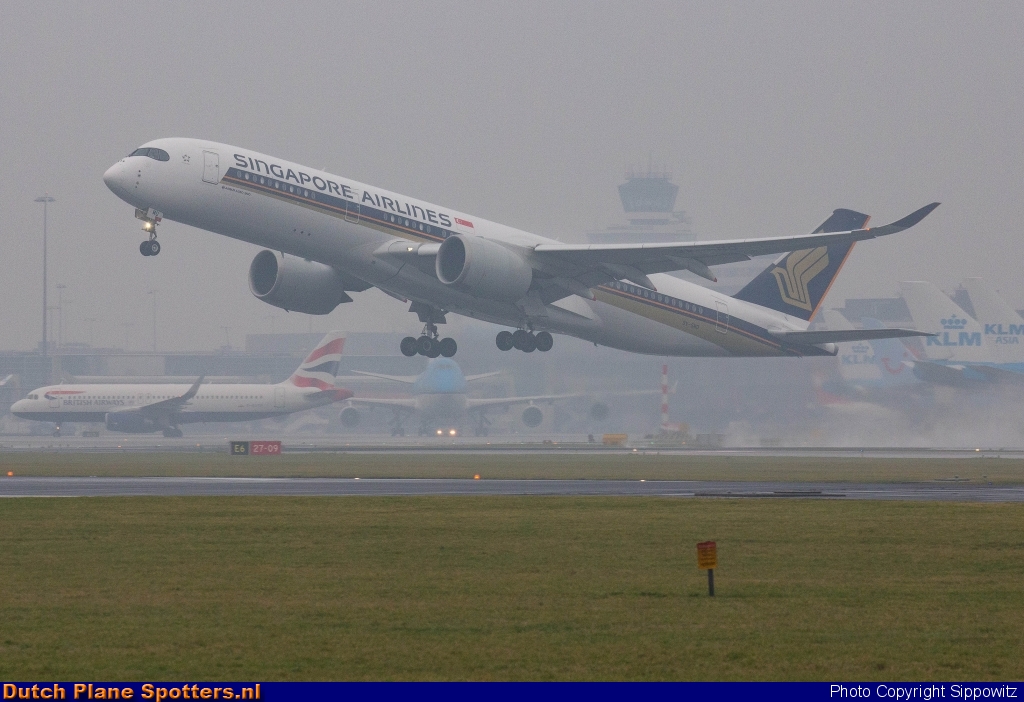 9V-SMO Airbus A350-900 Singapore Airlines by Sippowitz