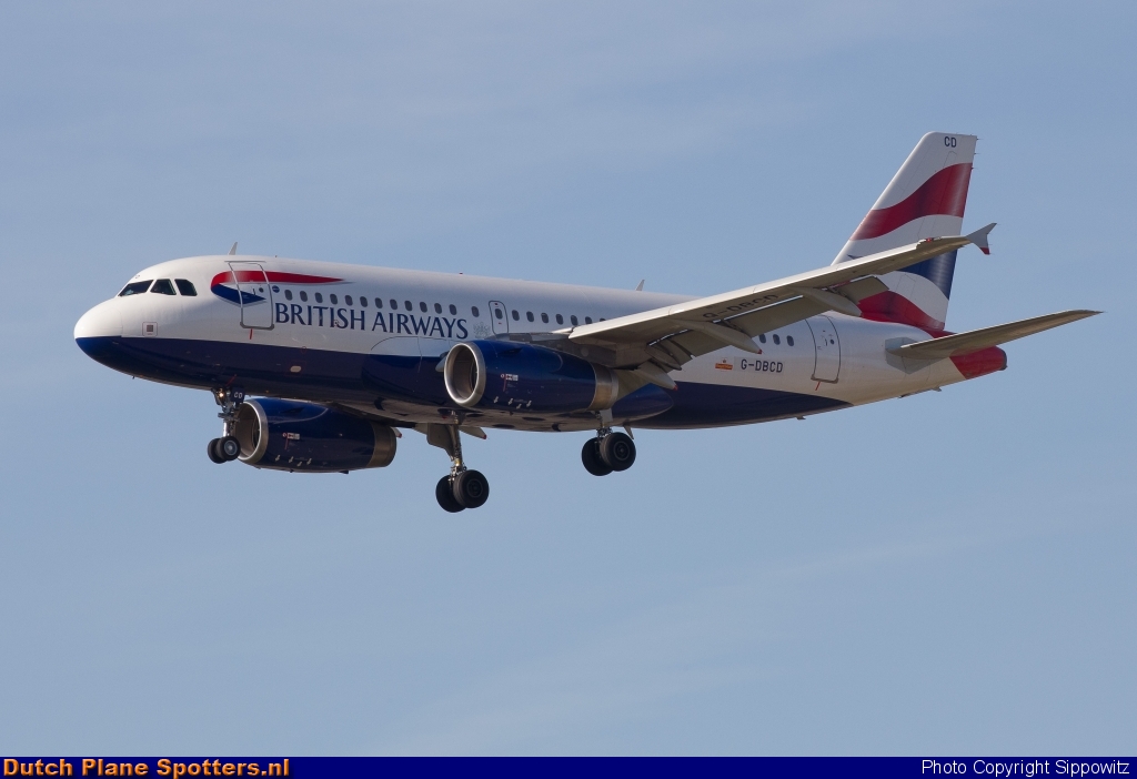 G-DBCD Airbus A319 British Airways by Sippowitz