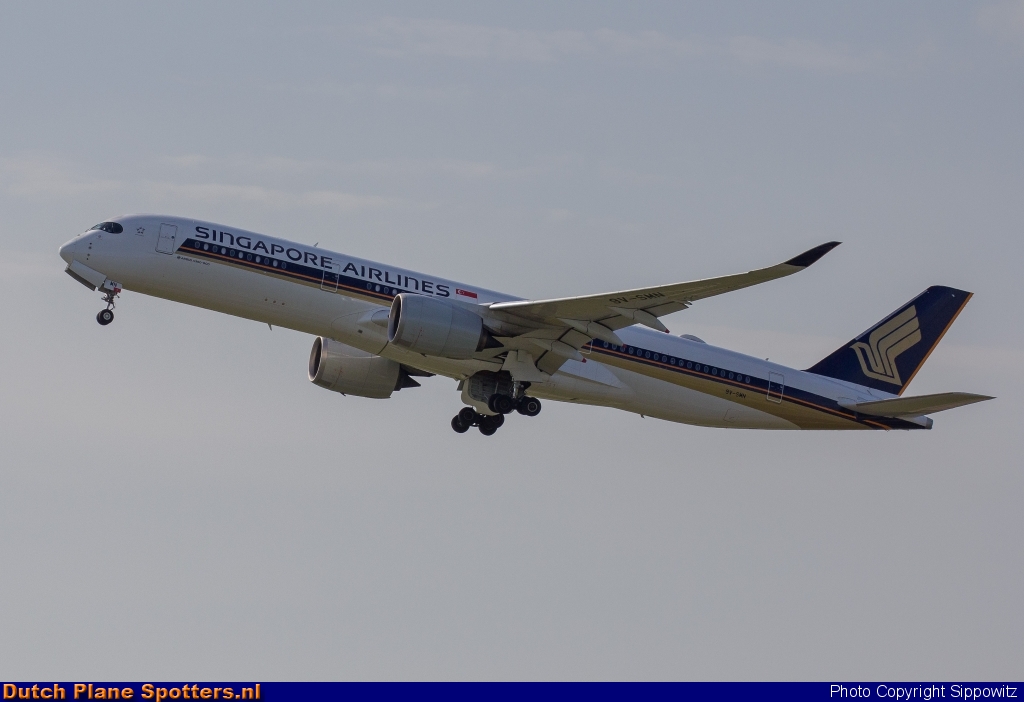 9V-SMN Airbus A350-900 Singapore Airlines by Sippowitz
