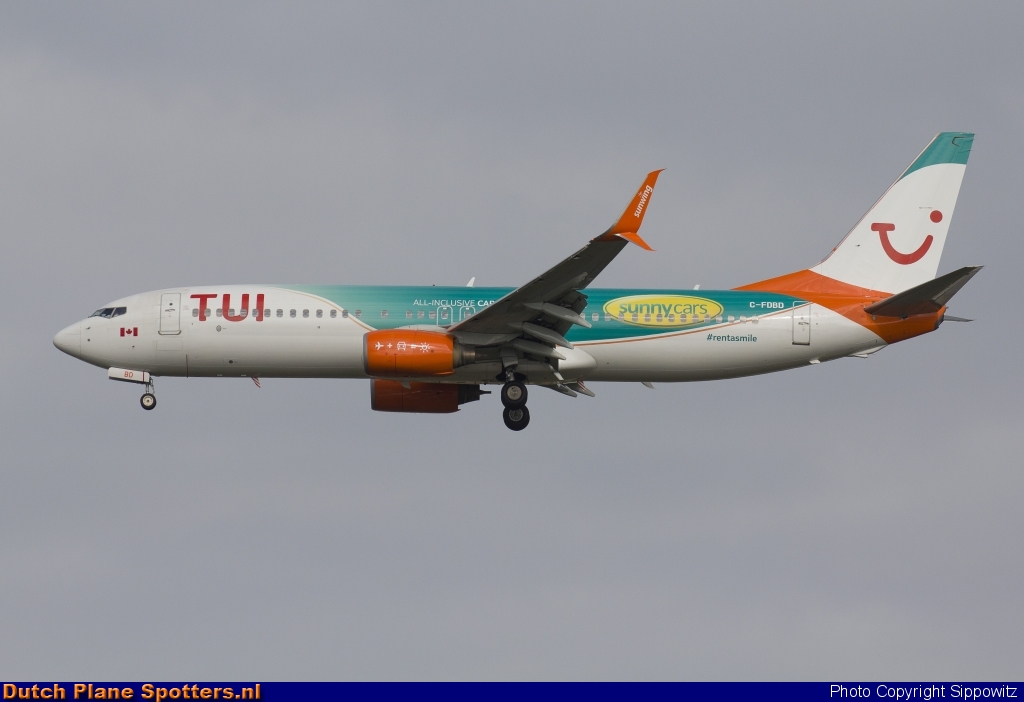 C-FDBD Boeing 737-800 Sunwing Airlines (TUI Airlines Netherlands) by Sippowitz