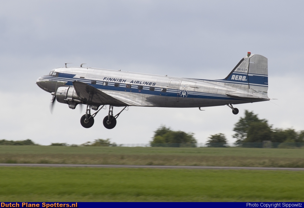 OH-LCH Douglas DC3 Aero - Finnish Airlines (Airveteran) by Sippowitz