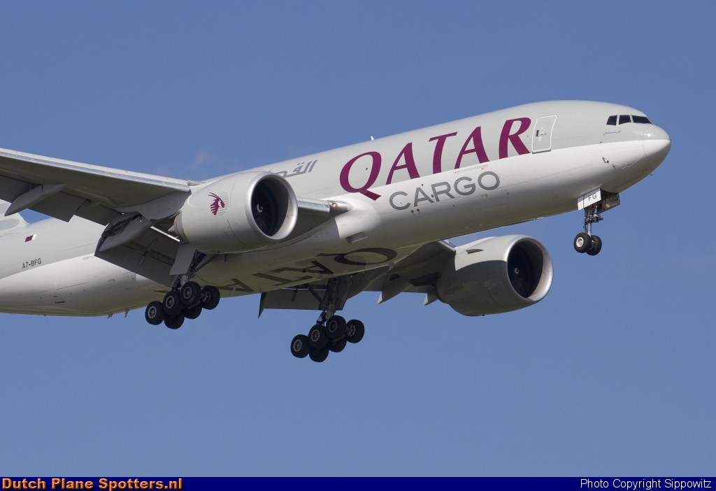 A7-BFG Boeing 777-F Qatar Airways Cargo by Sippowitz