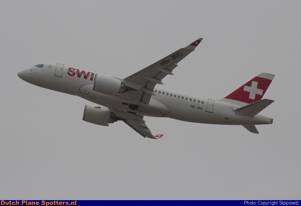 HB-JBC Airbus A220-100 Swiss International Air Lines by Sippowitz