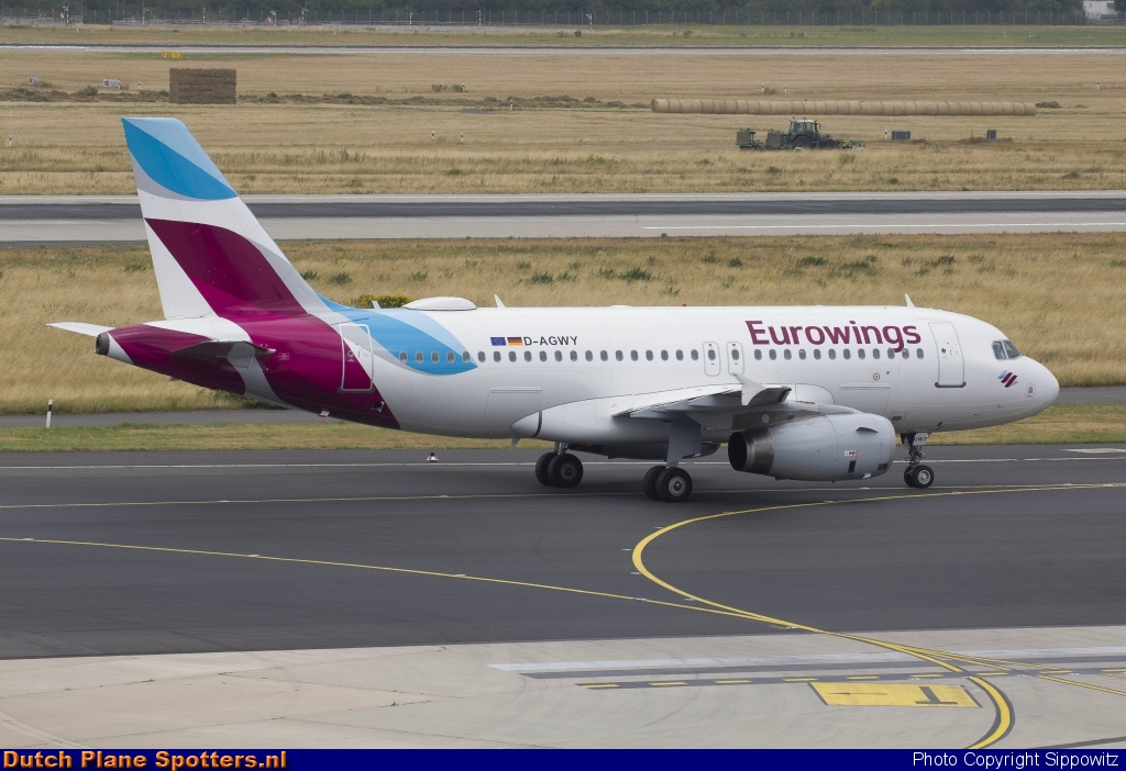 D-AGWY Airbus A319 Eurowings by Sippowitz
