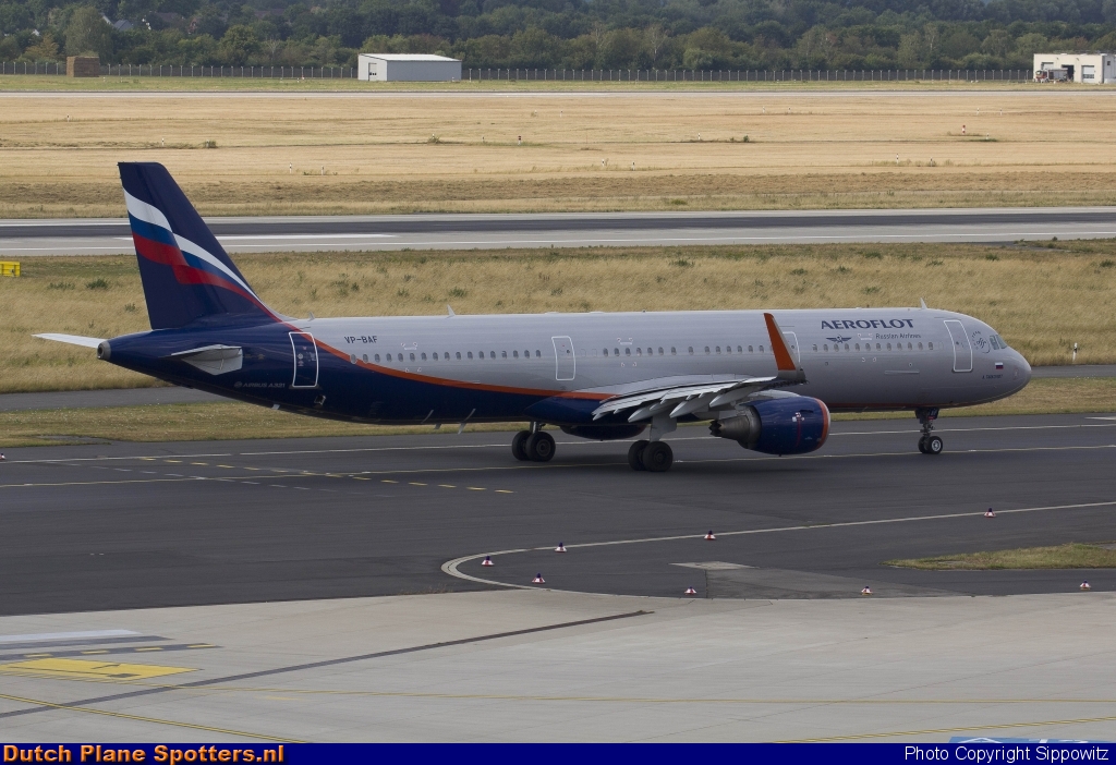 VP-BAF Airbus A321 Aeroflot - Russian Airlines by Sippowitz
