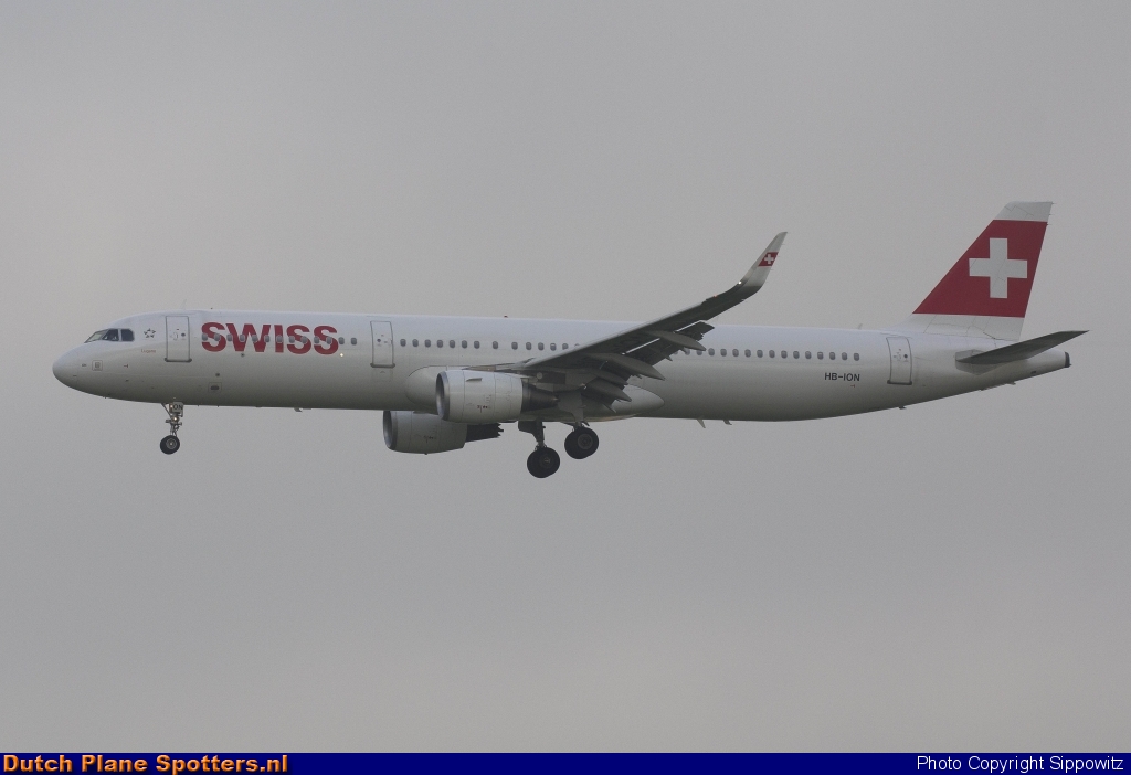 HB-ION Airbus A321 Swiss International Air Lines by Sippowitz