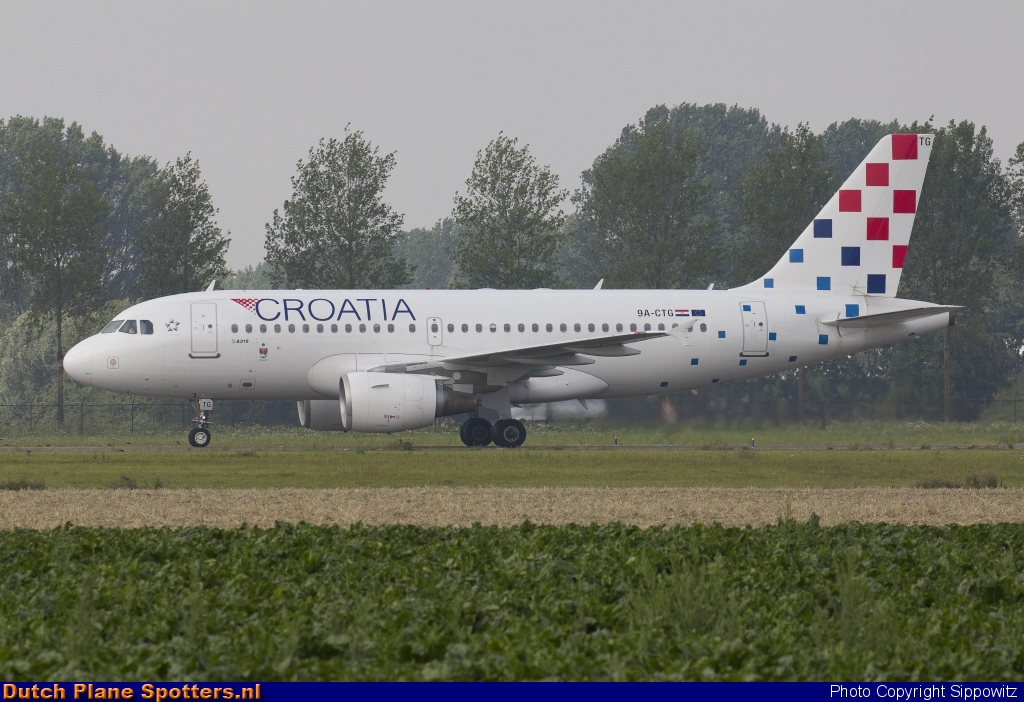 9A-CTG Airbus A319 Croatia Airlines by Sippowitz