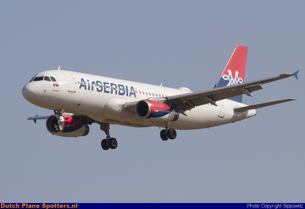 YU-APH Airbus A320 Air Serbia by Sippowitz
