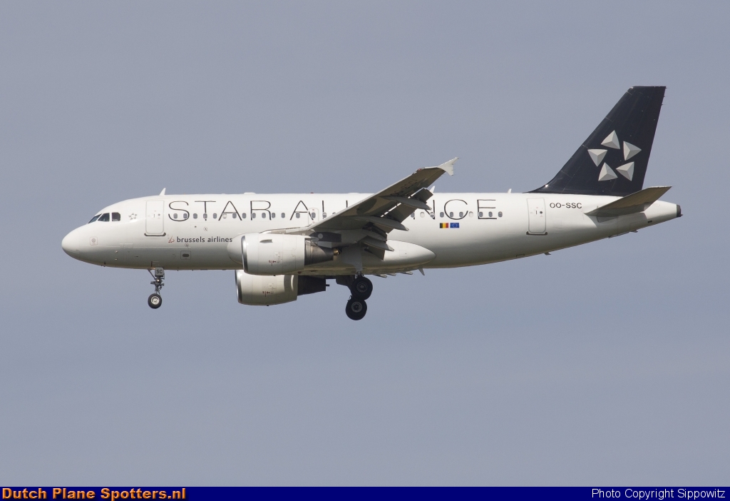 OO-SSC Airbus A319 Brussels Airlines by Sippowitz