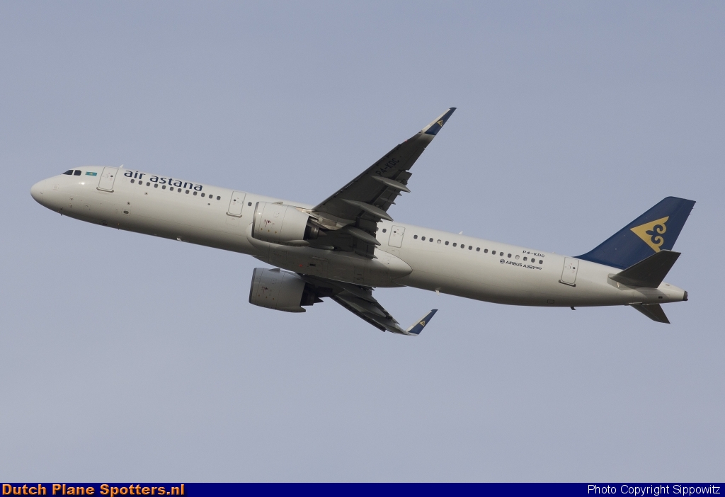 P4-KDC Airbus A321neo Air Astana by Sippowitz