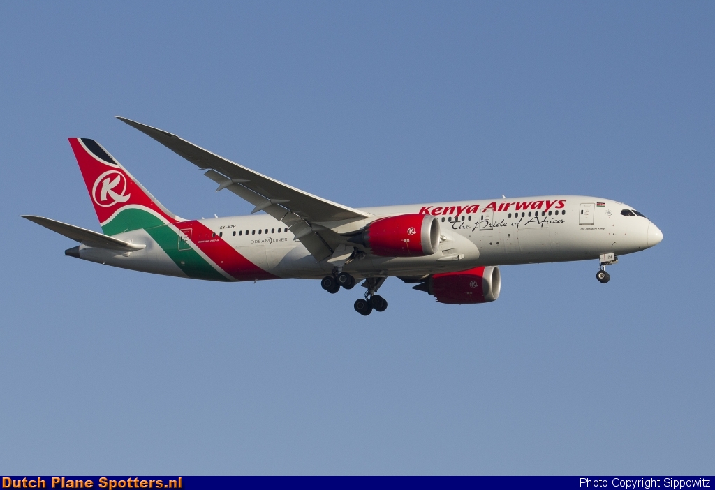 5Y-KZH Boeing 787-8 Dreamliner Kenya Airways by Sippowitz