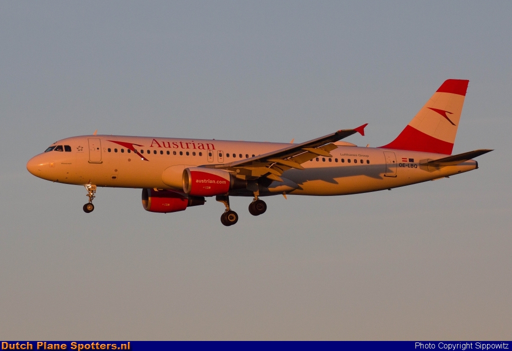 OE-LBQ Airbus A320 Austrian Airlines by Sippowitz