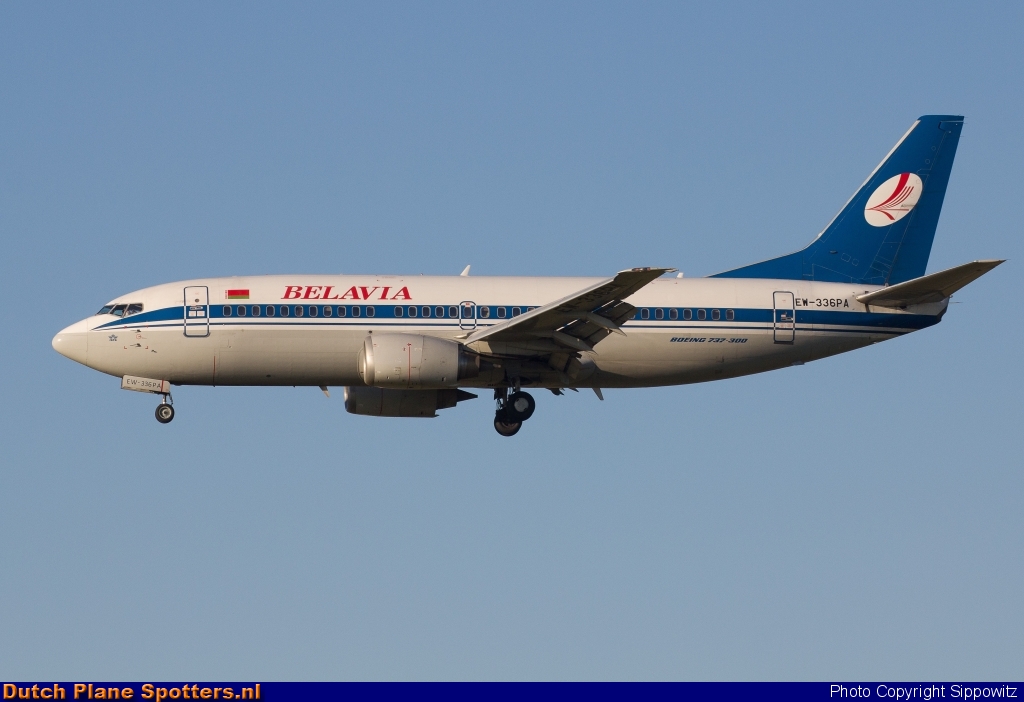EW-336PA Boeing 737-300 Belavia Belarusian Airlines by Sippowitz