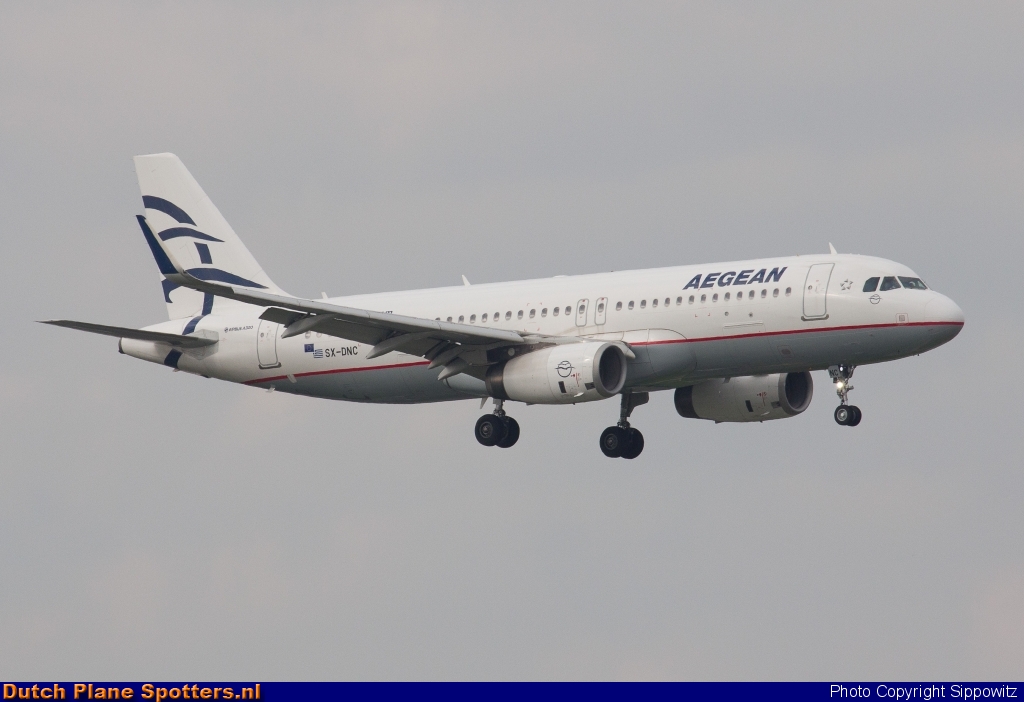 SX-DNC Airbus A320 Aegean Airlines by Sippowitz