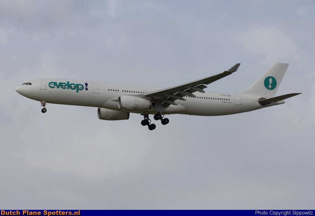 EC-NBP Airbus A330-300 Evelop Airlines by Sippowitz